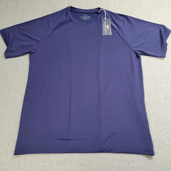 Vineyard Vines Performance Short Sleeve M Activewear‎ T-shirt Color Deep Bay NWT - Picture 1 of 10